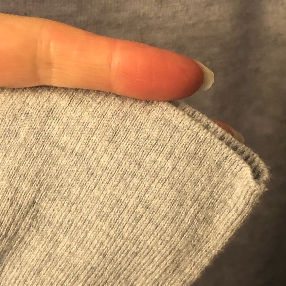 CALIA by Carrie Underwood Journey Grey Ribbed Knit Cardigan Sweater EUC - Picture 8 of 11